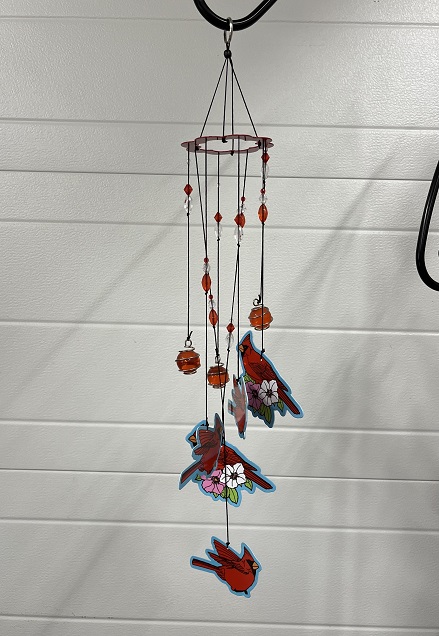 Cardinal Wind Chime