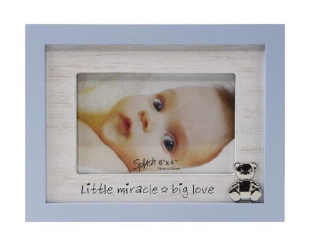 Blue Little Miracle Picture Frame