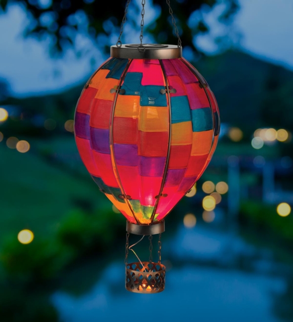 Extra Large Hot Air Balloon Solar Light Stripe