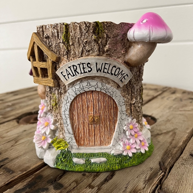 Fairies Welcome Flower Pot
