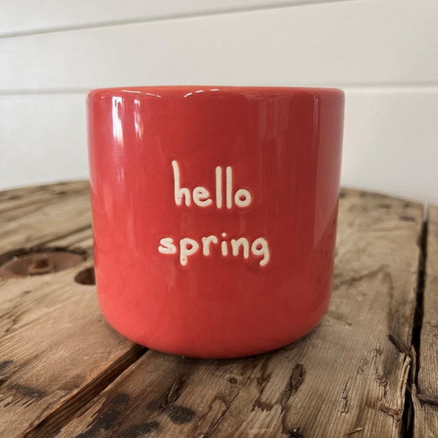 Hello Spring Planter