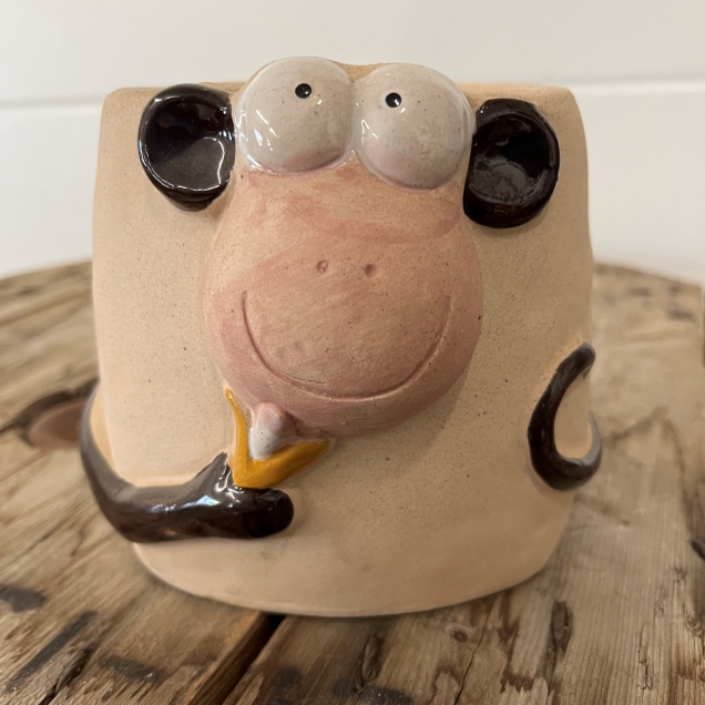 Monkey Flower Pot
