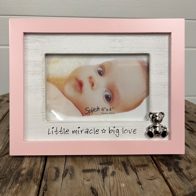 Pink Little Miracle Picture Frame