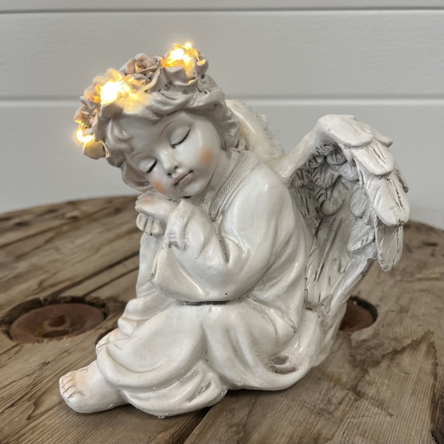 Resting Angel with Lights