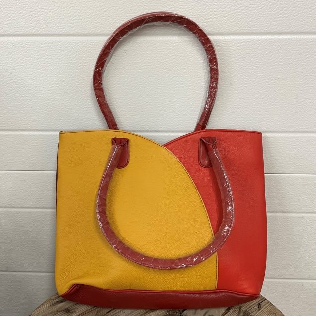 Valeria Shoulder Bag - Orange & Red